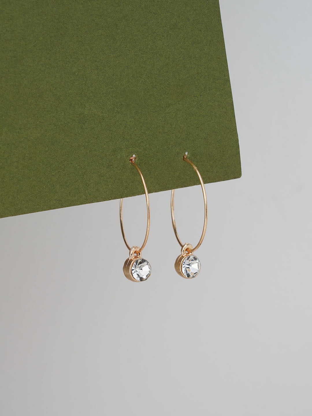 Diamond drop - single Earring