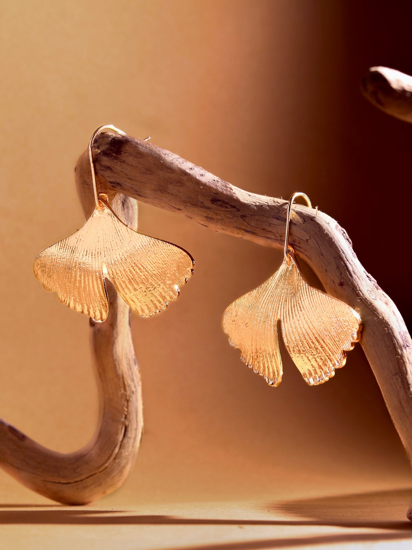 Hanging Leaf Statement Earring