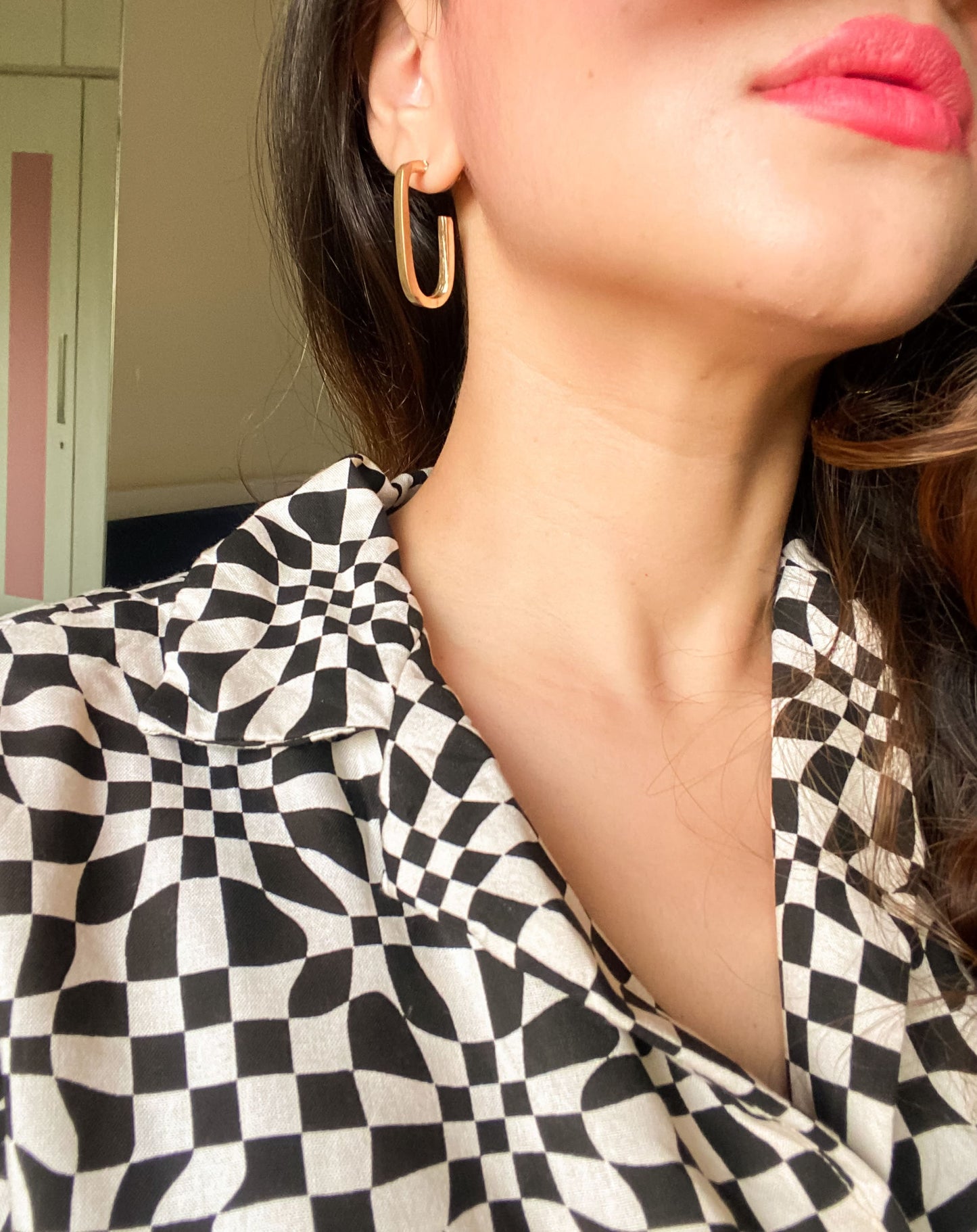 U hoop Earring