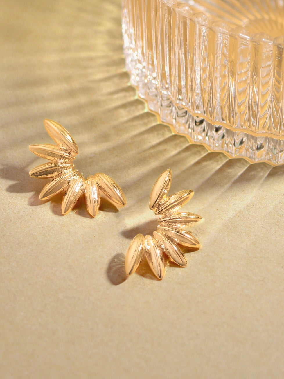 Demi Leaf Statement Earring