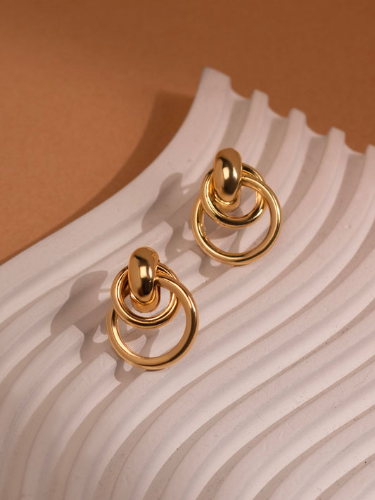 Small Double Tube Earring