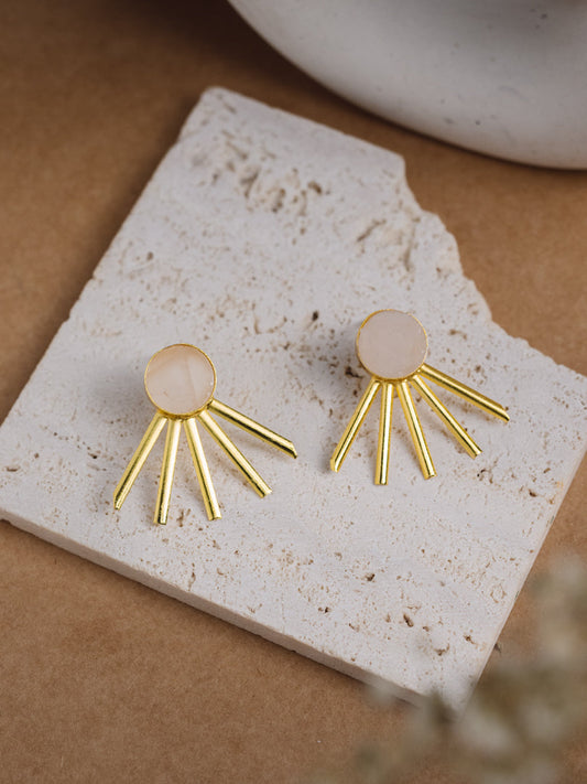 Five Line Crystal Statement Earring