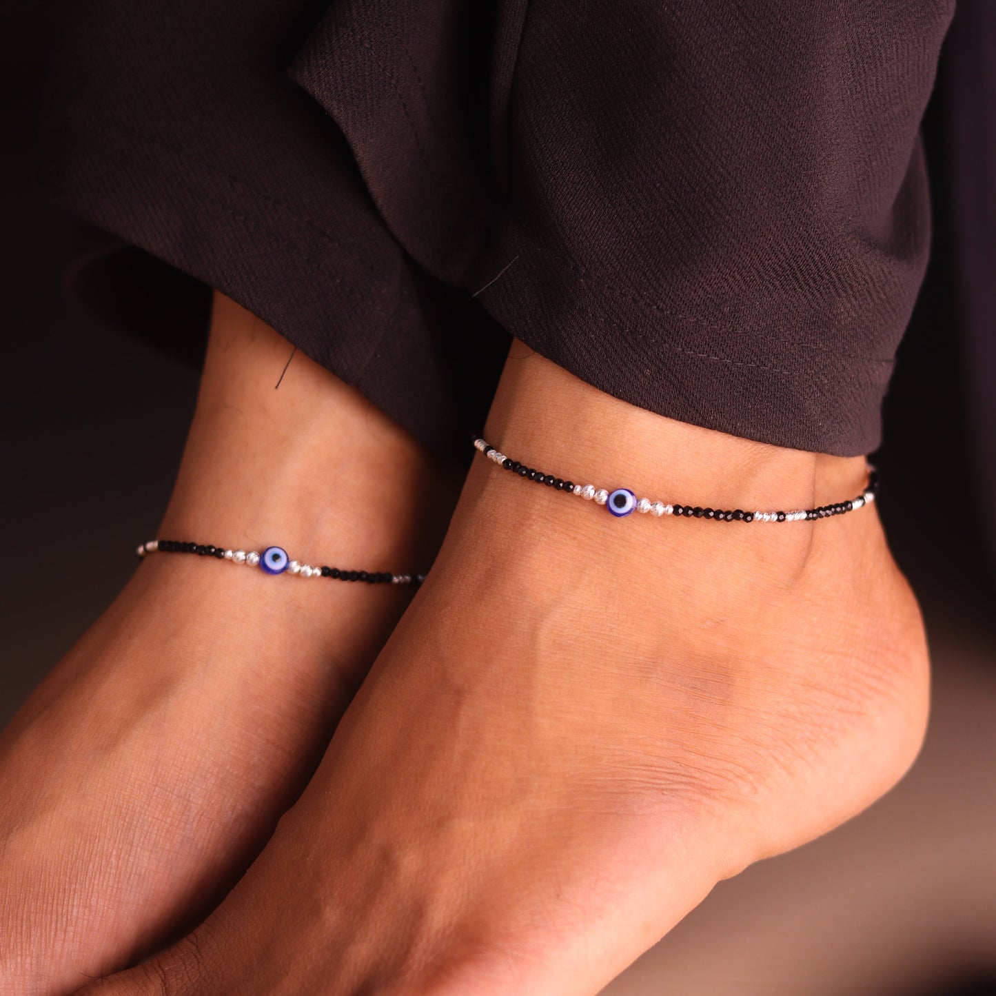 Gaze Silver Payal for Women