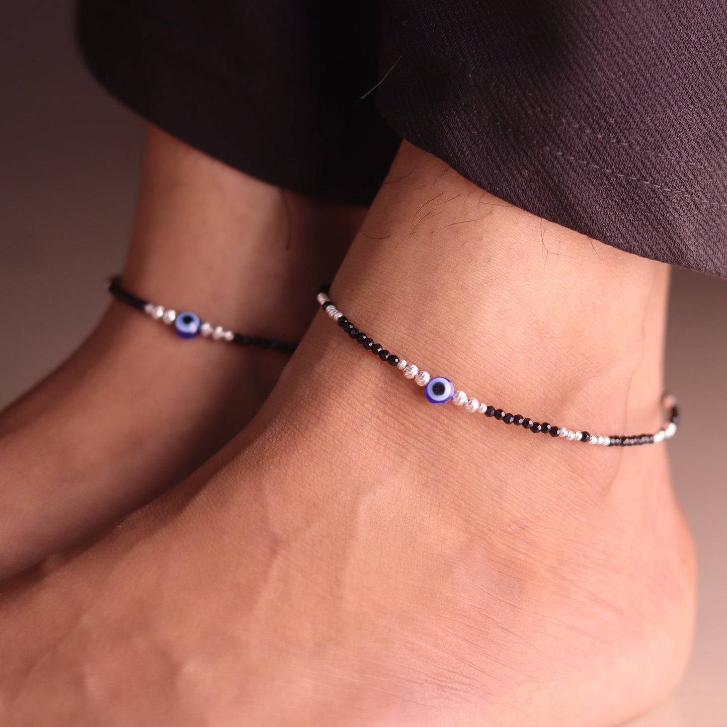 Gaze Silver Payal for Women