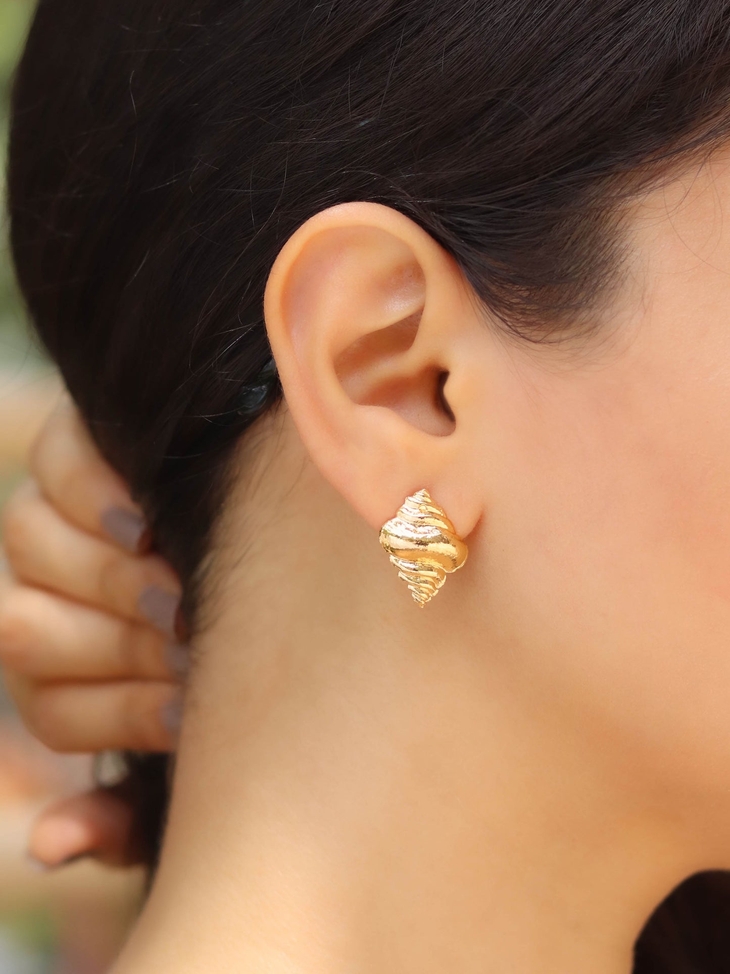 Croissant Earring