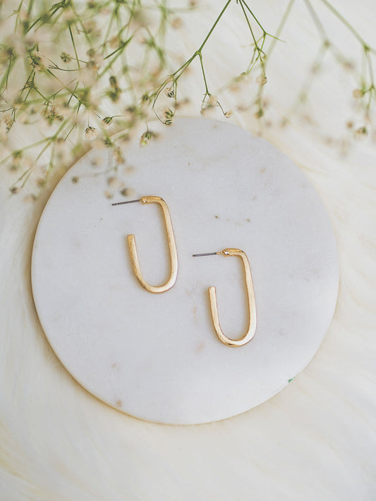 U hoop Earring