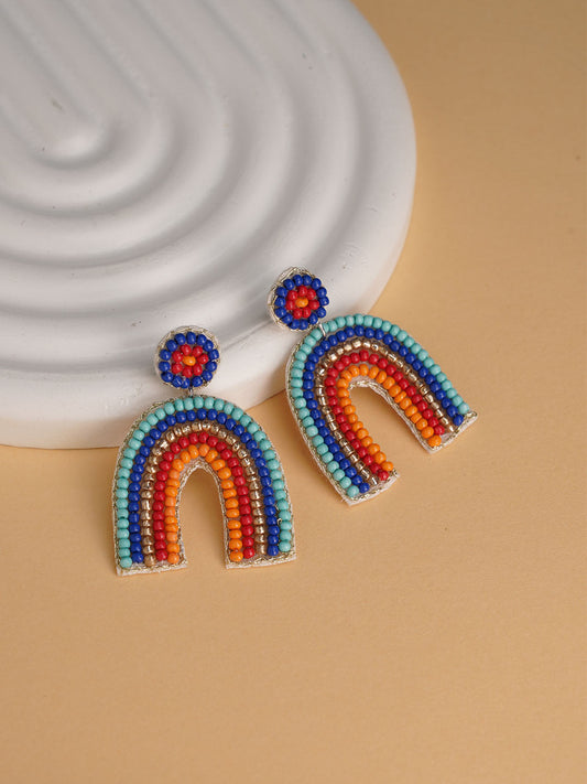 Rainbow - Embroidery Earring