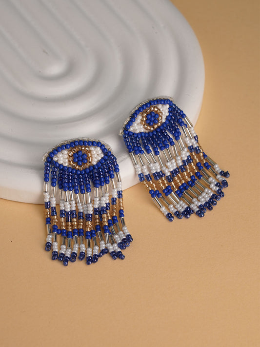 Evil Eye - Embroidery Earring