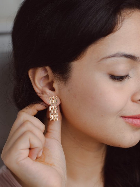 Zipper Earring
